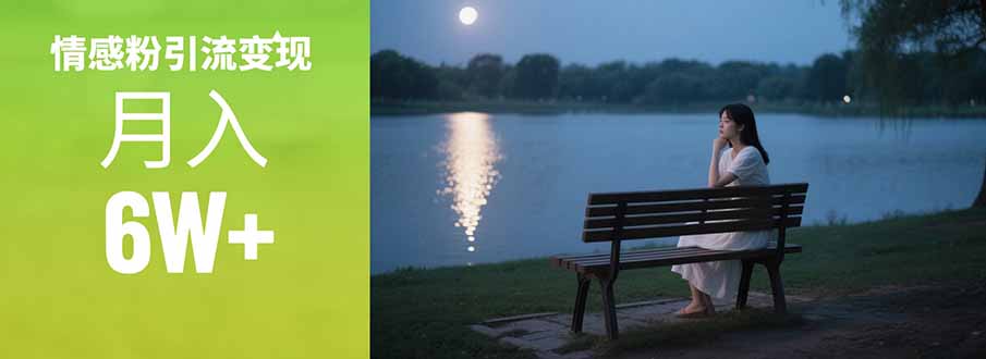 情感粉引流变现实操课：单月变现6w+，情感粉引流变现实操课-优优云网创