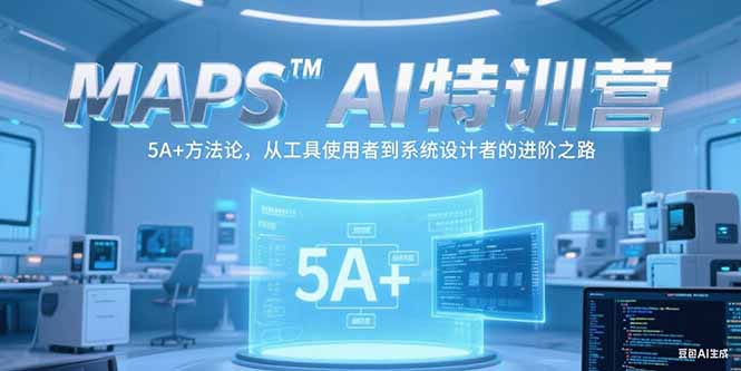MAPSAI特训营,掌握 5A+方法论,从工具使用者到系统设计者的进阶之路-优优云网创